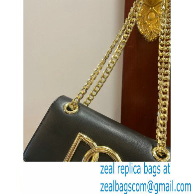 Dolce  &  Gabbana Calfskin 3.5 Chain phone bag Black